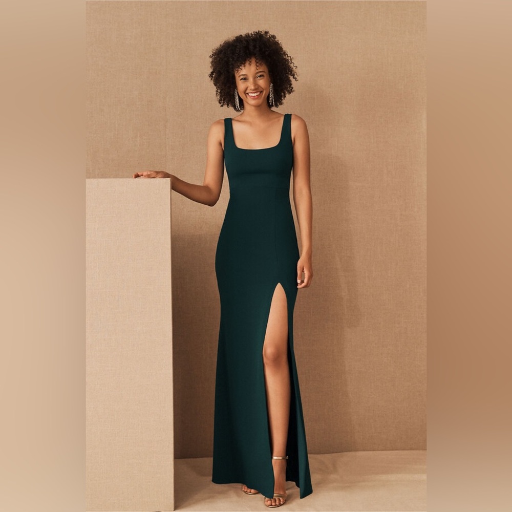 NWT BHLDN Anthropologie Emerald Adena Gown